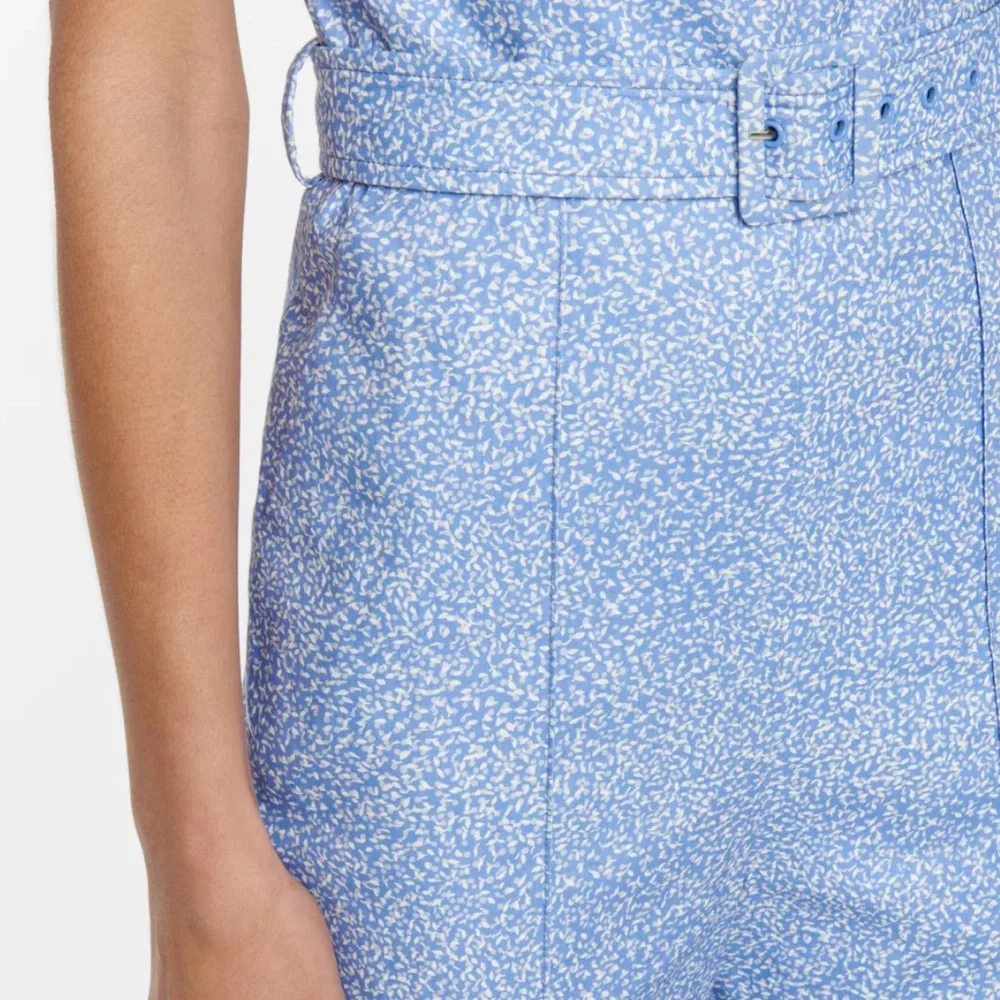 NWOT Jonathan Simkhai Layla Harper Blue Polkadot Jumpsuit size 6 - Picture 3 of 12
